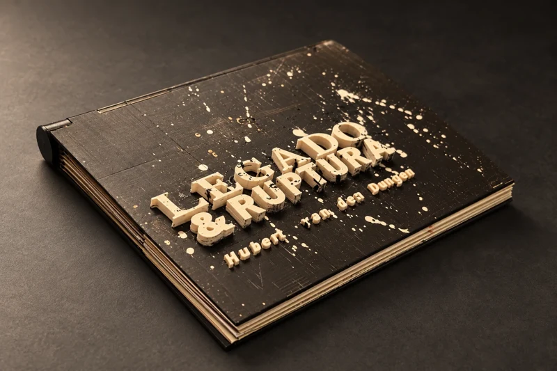 Legado and Ruptura — IADE editorial book and 3D-printed binding